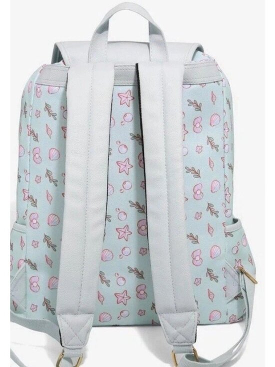 Loungefly Disney The Little Mermaid Ariel Sea Slouch Backpack Laptop Sleeve NWT main image 6